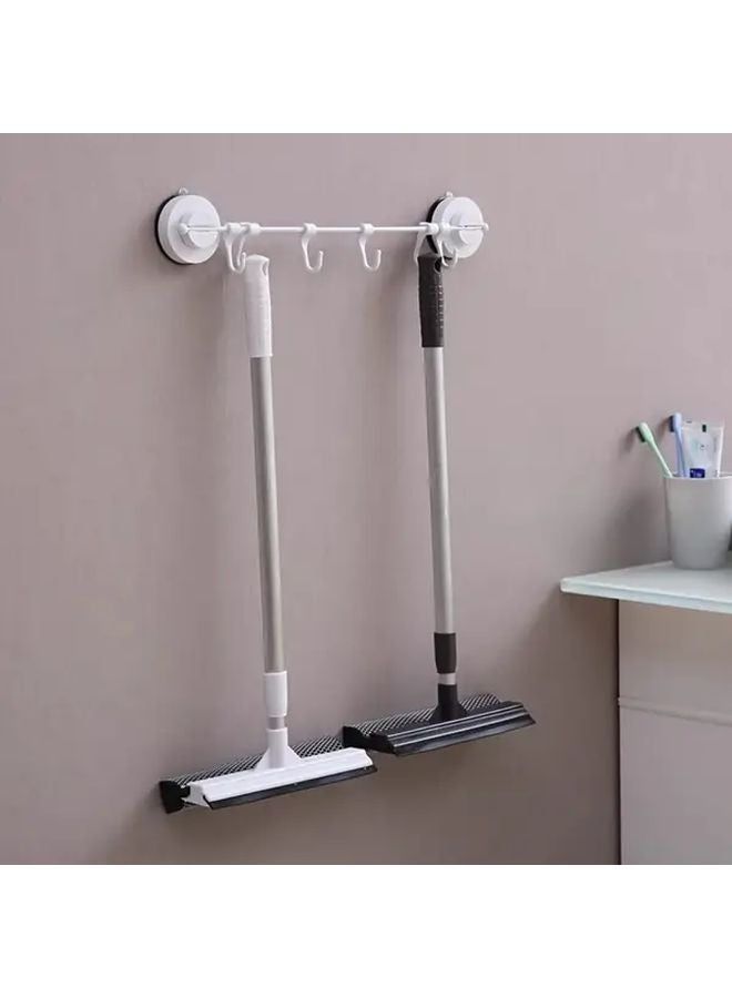 Coffee Color Retractable Double Sided Window Cleaning Tool Floor Squeezer Car Brush - Image 3