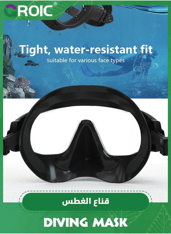 GROIC Snorkeling Gear for Adults,Snorkel Mask Adult Dry Snorkel Set Panoramic View Anti-Fog Scuba Diving Mask,Swimming Glasses Swim Dive Mask for Snorkeling Swimming Travel,Snorkeling Kit Diving Packages  - Image 4