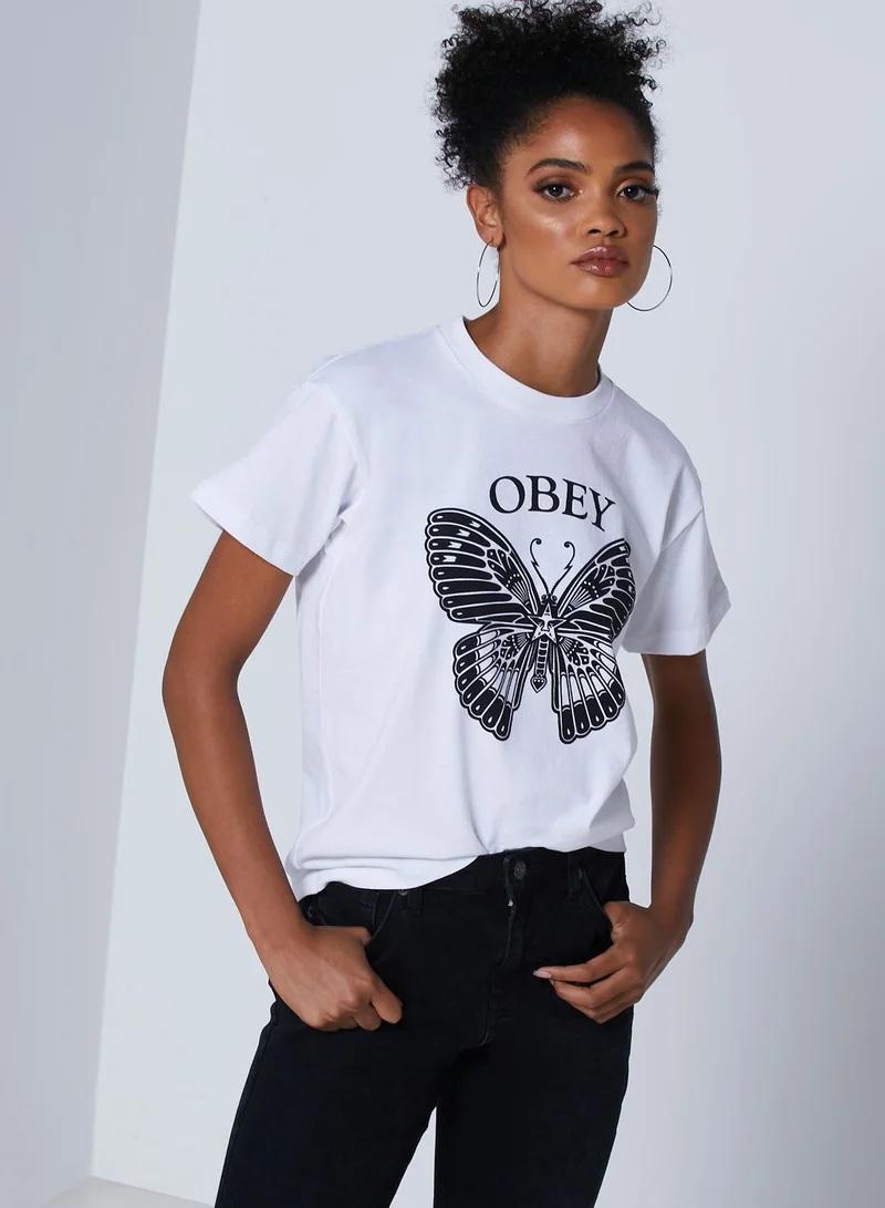 OBEY Butterfly T-Shirt