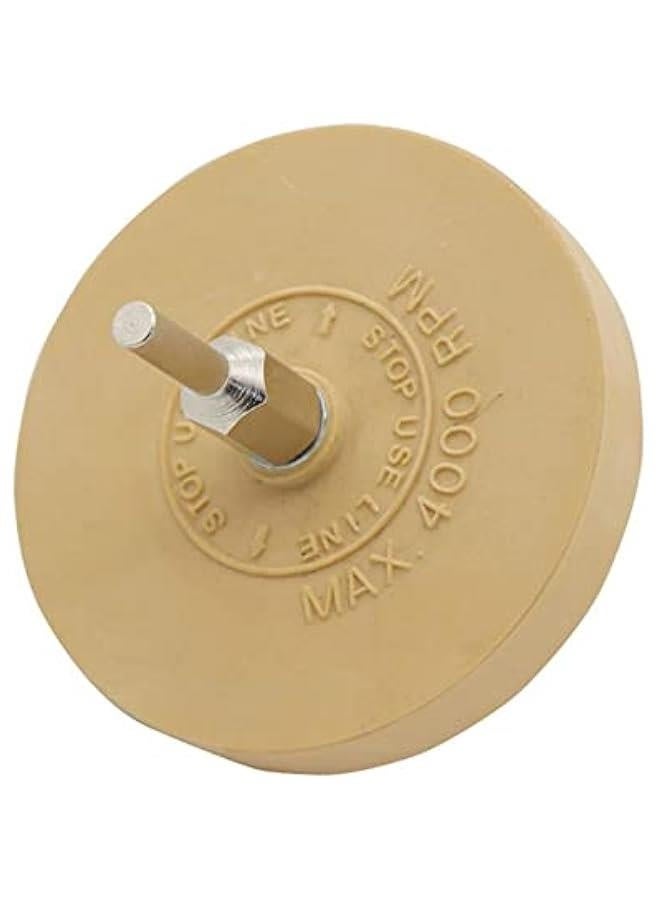 Generic Eraser Wheel Decal Remover, 3.5 inch Car Rubber Eraser Wheel, Sticker and Adhesive Removal Rubber Disk for Adhesive Sticker Pinstripe Decal Remover  - Image 3