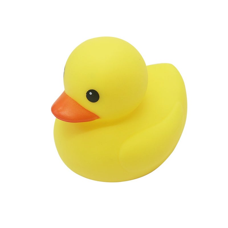 MYLIFEUNIT 4 inch Yellow Rubber Bath Ducks for Child - Image 1