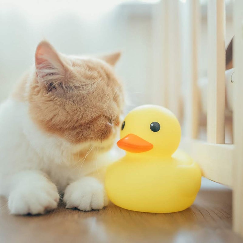 MYLIFEUNIT 4 inch Yellow Rubber Bath Ducks for Child - Image 5