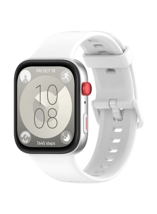 4 قطع من أحزمة ساعات هواوي Watch Fit 3/HUAWEI Watch Fit 4/Pro، سوار بديل من السيليكون - Image 4