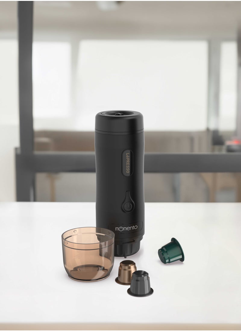 LePRESSO Momento Coffee Maker 2.0 Portable Espresso Coffee Machine 75W 2500mAh - Black  - Image 5