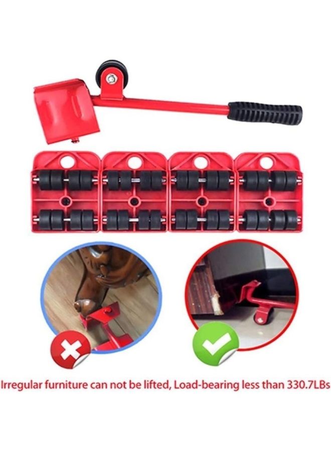 5-Piece Innova Portable Furniture Lifter And Mover Set Multicolour - Image 4