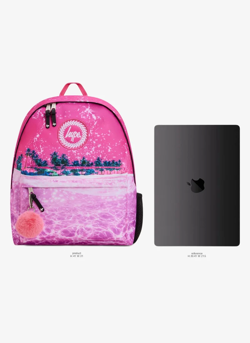هايب Backpack Iconic Pink Palms