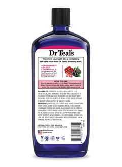 Dr Teal's Dr.Teal's Foaming Bath with Pure Epsom Salt Pomegranate & Black Currant 1000ML  - Image 2