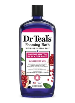 Dr Teal's Dr.Teal's Foaming Bath with Pure Epsom Salt Pomegranate & Black Currant 1000ML  - Image 1