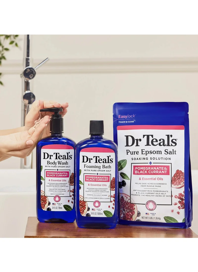 Dr Teal's Dr.Teal's Foaming Bath with Pure Epsom Salt Pomegranate & Black Currant 1000ML