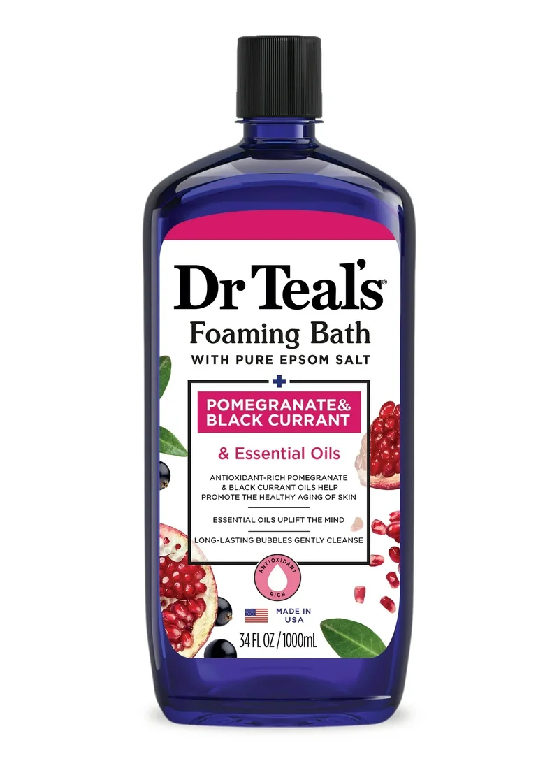 دكتور تيل Dr.Teal's Foaming Bath with Pure Epsom Salt Pomegranate & Black Currant 1000ML