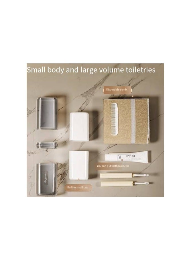 Travel toiletry mug portable toothbrush mug toothbrush toothbrush toothbrush travel toothbrush mouthwash cup storage box - Image 2