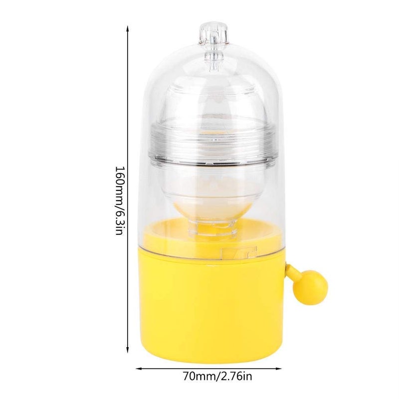 SHREESAMP SHREESAMP Egg Scrambler Shaker, Golden Maker Whisk Hand Powered Eggs Yolk White Mixer Kitchen Gadgets Shaker Spinner Cooking Utensil Pudding White Mixer Home Kitchen Gadgets  - Image 3