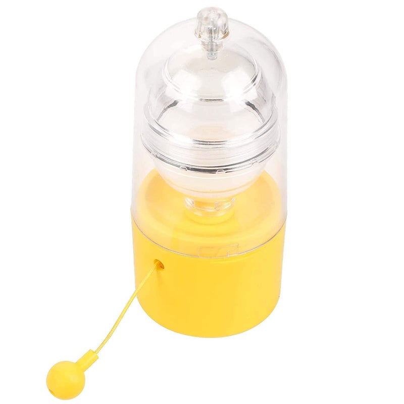 SHREESAMP SHREESAMP Egg Scrambler Shaker, Golden Maker Whisk Hand Powered Eggs Yolk White Mixer Kitchen Gadgets Shaker Spinner Cooking Utensil Pudding White Mixer Home Kitchen Gadgets  - Image 2