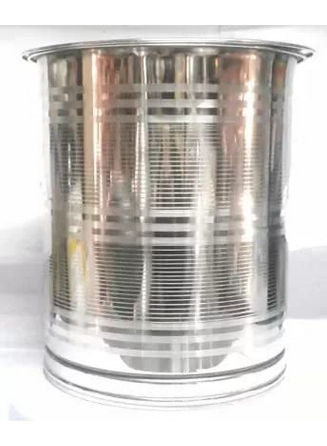 Sonanshi Sonanshi Stainless Steel Atta Tanki/Container/Box/Drum/Pawali/Tanki with Lid (30 Litre)  - Image 1