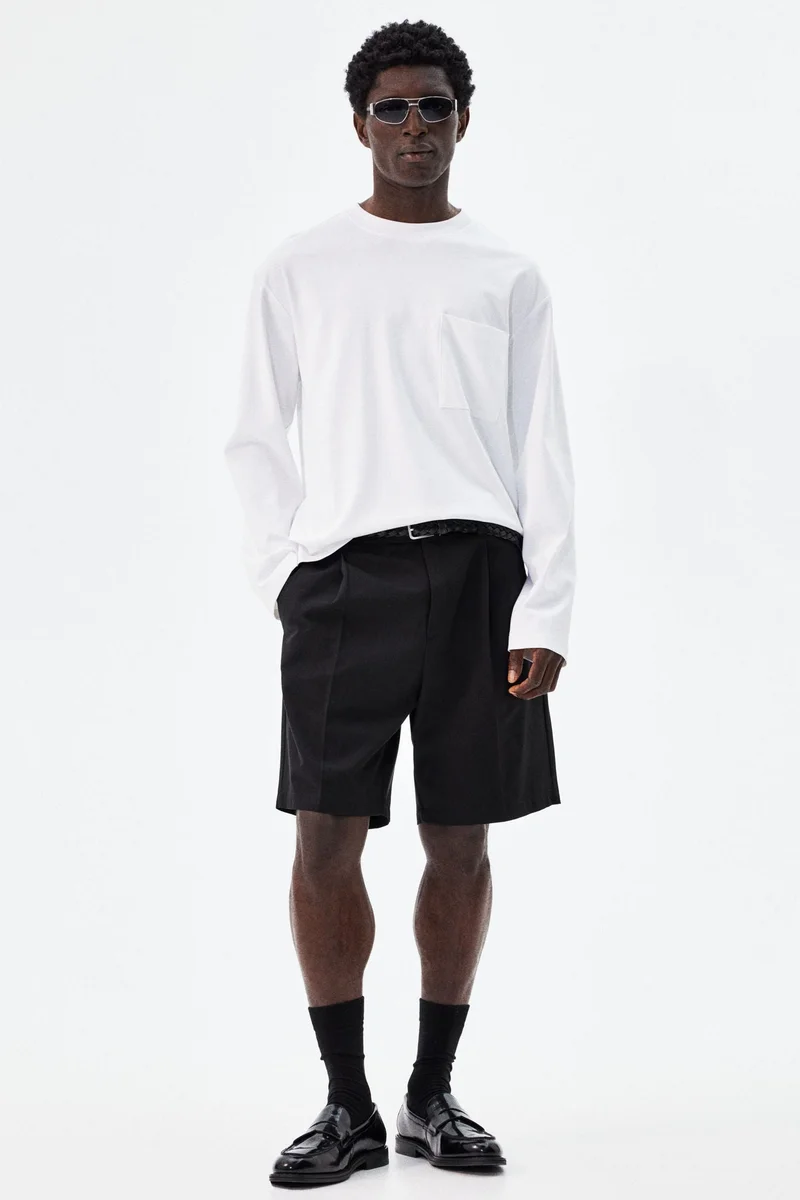 H&M Loose Fit Long-sleeved jersey top