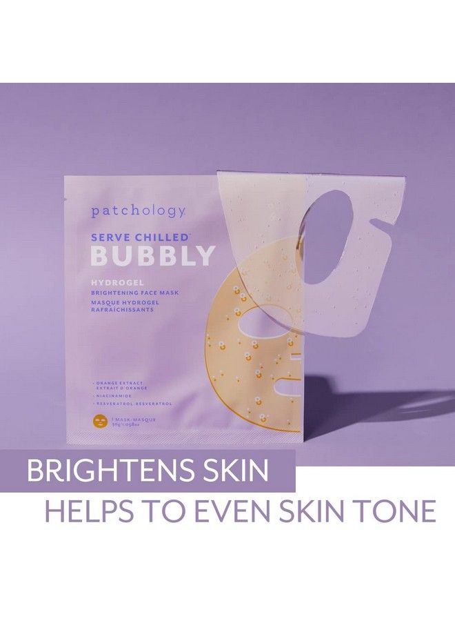 Patchology Brightening Gel Face Mask with Resveratrol and Niacinamide Patchology Bubbly hydrogel Face Mask protects and brightens face while supporting an even skin tone 1 count  - Image 3
