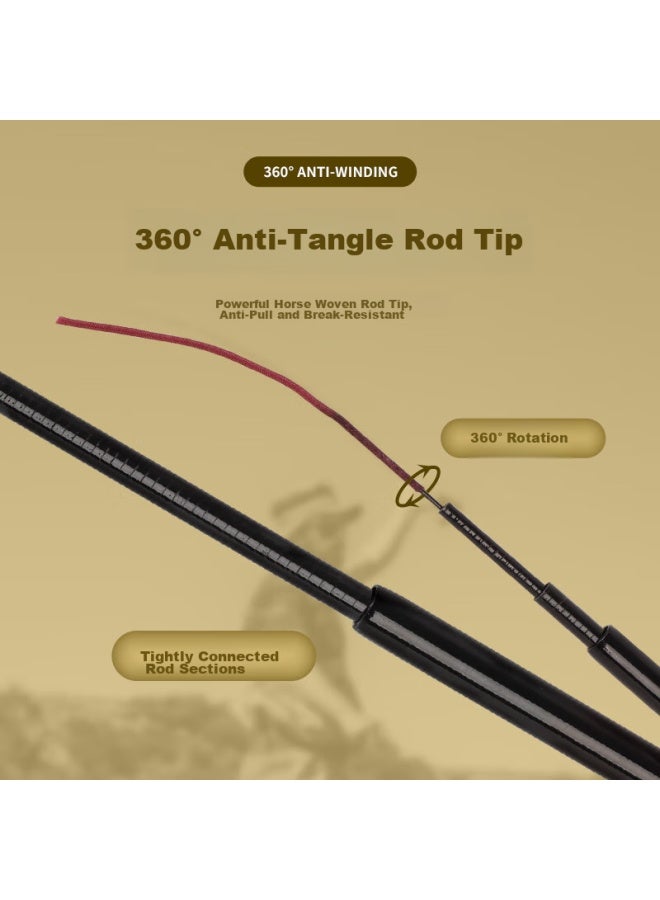 Bear fire Xionghuozhentu Xian Stream Fishing Rod, 1.5m Carbon Fiber, 28 Sections, Short Section Micro Rod, Children's Fishing Rod, Portable Small Hand Rod, Platform Fishing Rod  - Image 4