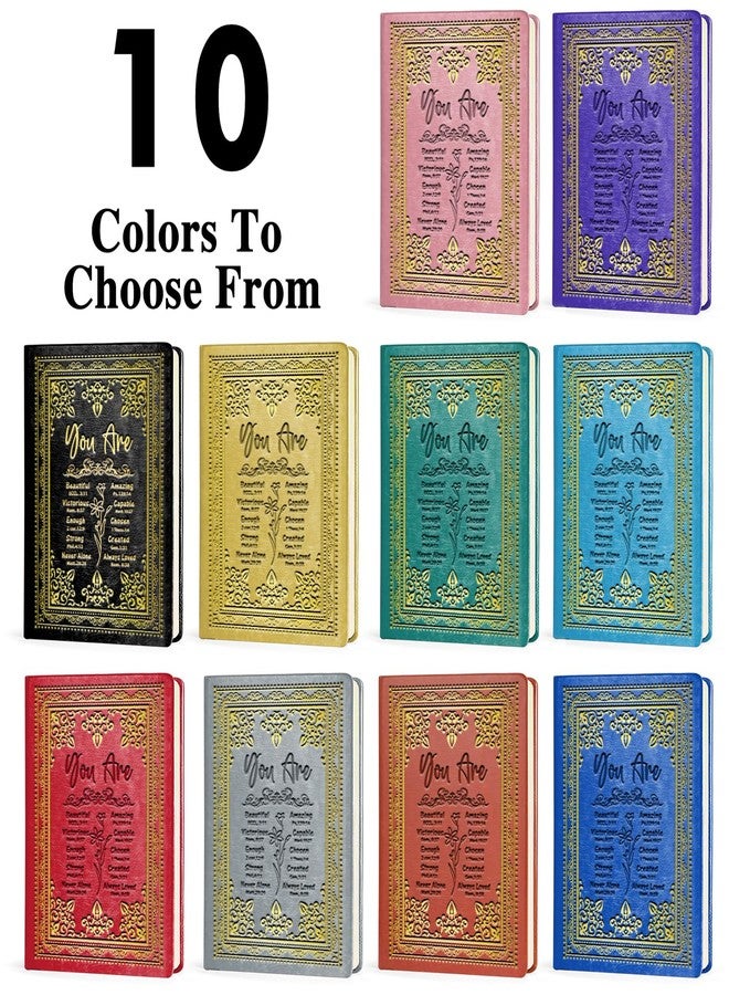 JOHSBYD Pink A5 Lined Leather Journal Notebook,Inspirational Christian Gifts Hardcover Executive Notebooks for Men Women,200 Pages 100 Gsm Thick Ruled Paper Daily Diary for School,Family ,Friends,Work (You - Image 5