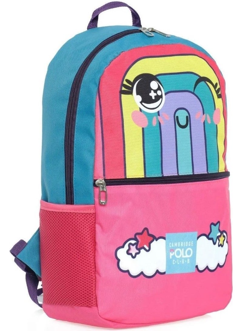 Smiling Rainbow Primary School Bag with Benetton Water Bottle Gift - pzsku/Z63246AEA8E22AC7FE47AZ/45/_/1730739218/a0811eeb-46c7-4b97-ba3e-999331ef2116