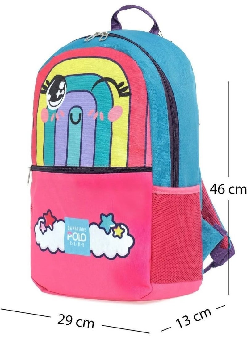 Smiling Rainbow Primary School Bag with Benetton Water Bottle Gift - pzsku/Z63246AEA8E22AC7FE47AZ/45/_/1736972017/01b005f5-d38a-4833-bc57-c3c9727193e4