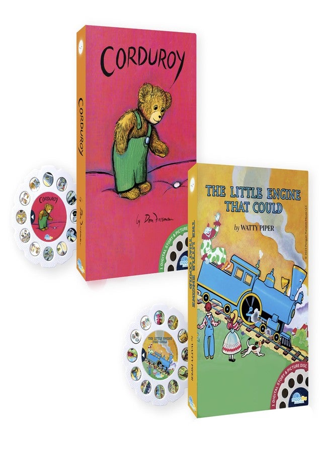 Moonlite Storytime Storybook Reels, 2 Story Set, The Little Engine That Could, Corduroy, Digital Stories Toddler Early Learning Gifts for Kids Ages 12 Months and Up - Projector Sold Separately - Image 1