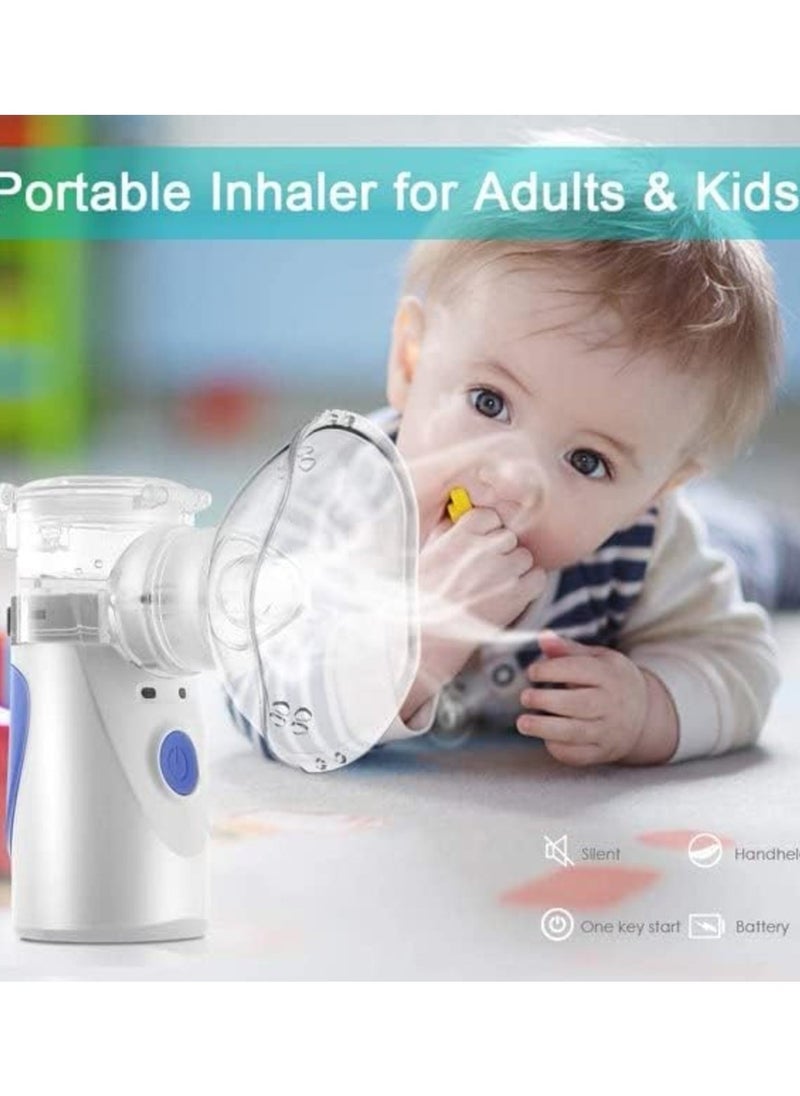 JAJEEK "Portable Ultrasonic Mesh Inhaler – Quiet Handheld Nebulizer for Adults & Kids, Ideal for Travel & Household Use (T1-Grey)" - Image 2