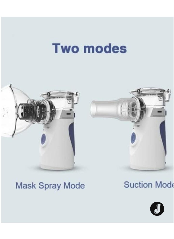 JAJEEK "Portable Ultrasonic Mesh Inhaler – Quiet Handheld Nebulizer for Adults & Kids, Ideal for Travel & Household Use (T1-Grey)" - Image 3