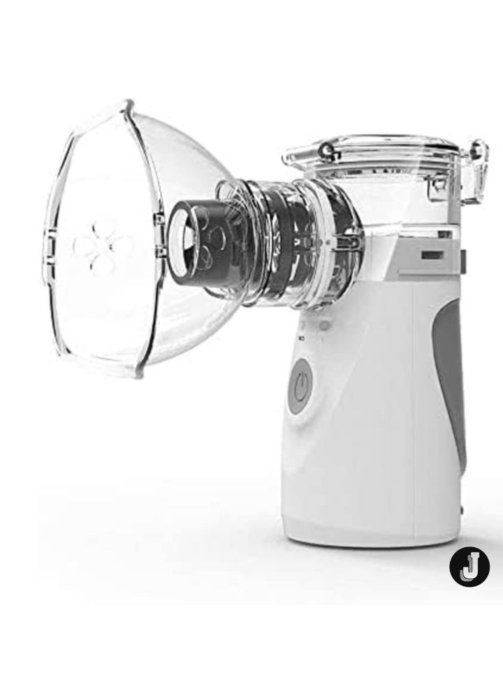 JAJEEK "Portable Ultrasonic Mesh Inhaler – Quiet Handheld Nebulizer for Adults & Kids, Ideal for Travel & Household Use (T1-Grey)" - Image 1