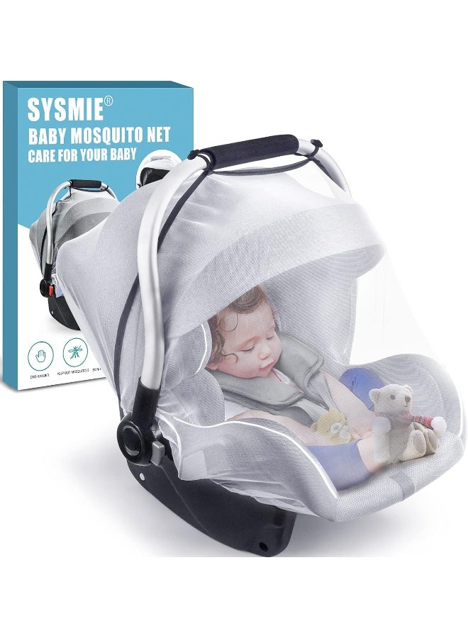 Sysmie Baby Mosquito Net for Infant Car Seats, Strollers, and Bassinets - Image 1