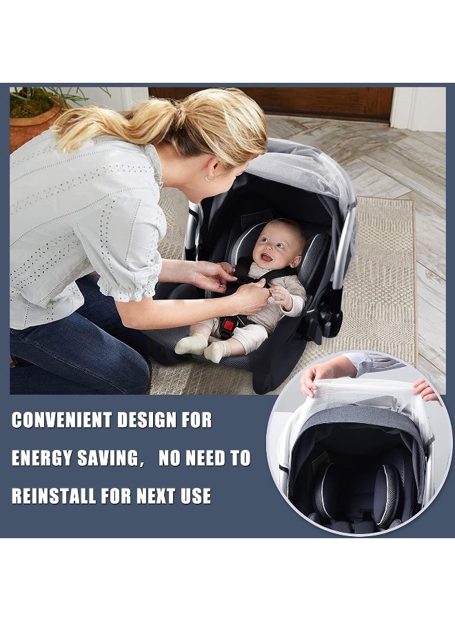Sysmie Baby Mosquito Net for Infant Car Seats, Strollers, and Bassinets - Image 4