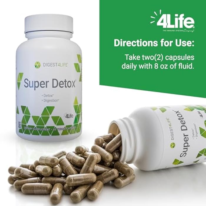 4Life Super Detox, Dietary Supplement, Supports Detoxification and Liver Function with Artichoke, Calcium D-Glucarate and Milk Thistle - 60 Capsules - Image 5