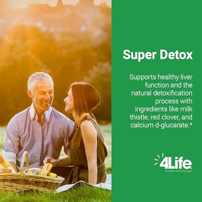 4Life Super Detox, Dietary Supplement, Supports Detoxification and Liver Function with Artichoke, Calcium D-Glucarate and Milk Thistle - 60 Capsules - Image 4