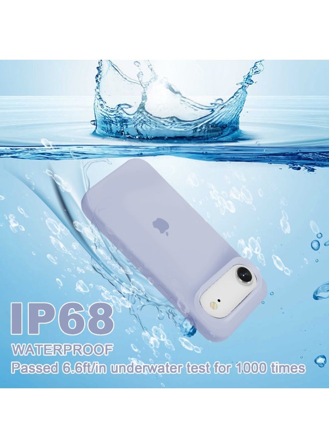 ULELAY iPhone Air Protective Case, Silicone Material, Shock-Resistant with Camera Lens Protection and Control Button Coverage, Anti-Shock Mobile Phone Protective Cover, Compatible with MagSafe Accessories, Light Lavender - Image 5