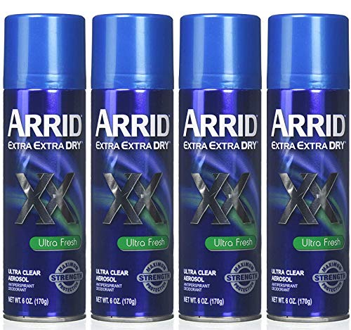 ARRID XX Ultra Clear AntiPerspirant Deodorant Spray Ultra Fresh 6 oz Pack of 4