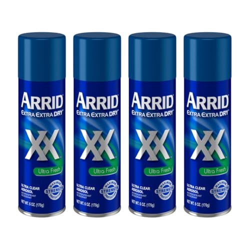 ARRID XX Ultra Clear AntiPerspirant Deodorant Spray Ultra Fresh 6 oz Pack of 4 - Image 1