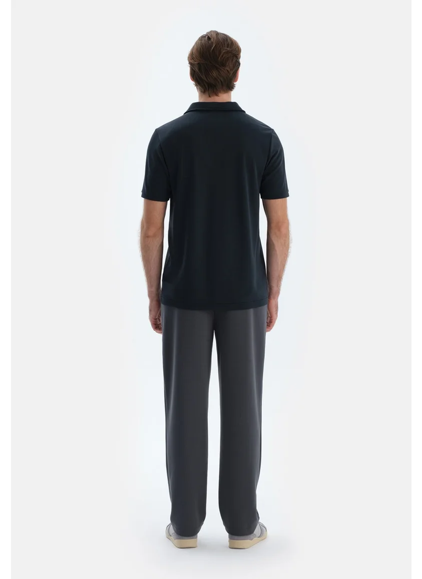 داجي Smoked Straight Leg Pocket Modal Trousers