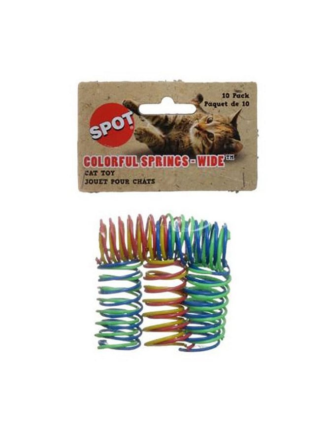 spot Ethical Pet Products Colorful Springs Wide Cat Toy 10 pack Scratchers and Toys10 - Image 1
