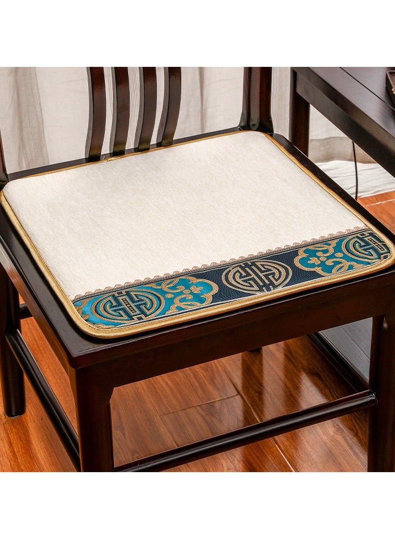 EBMINI New Four Seasons Universal New Chinese Style Solid Wood Chair Cushion 