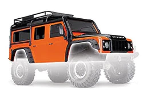 TRAXXAS تراكساس 8011A جسم لاند روفر ديفندر مغامرة برتقالية TRX4 - Image 1