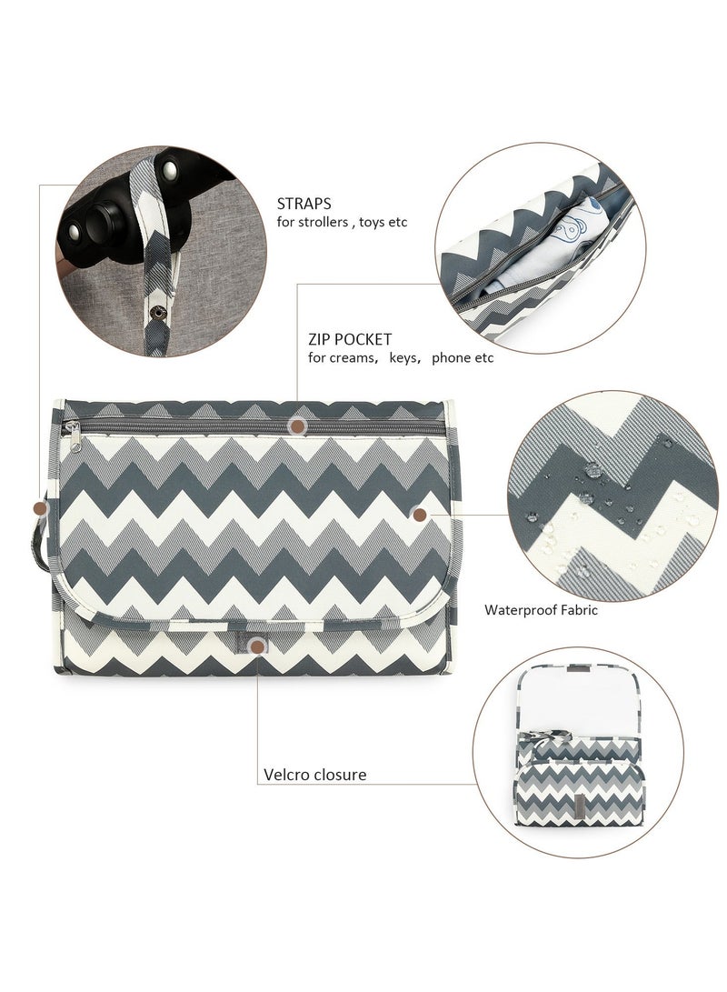 RedMapleTEK Foldable Diaper Bag for Going Out, Portable Baby Changing Pad - Image 2
