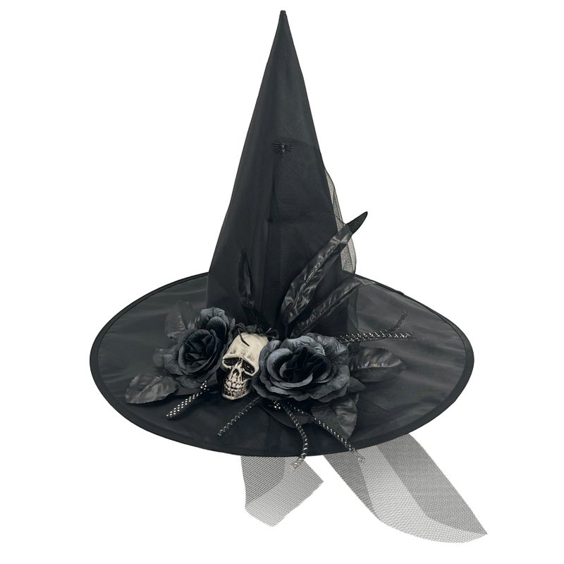 Party Magic Halloween Witch Hat Adult Size - Image 5