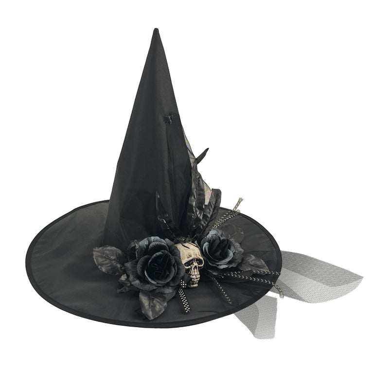Party Magic Halloween Witch Hat Adult Size - Image 4