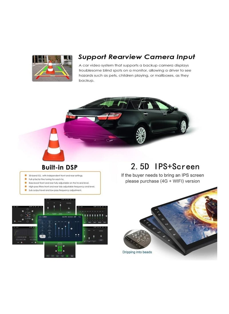 SHEZA STAR - Android Screen For Mitsubishi Outlander 2005 To 2013 4GB RAM 64GB Memory Support Apple Carplay Android Auto Full HD Touch Screen 9 Inch built In BT USB Radio WiFi Play Store Backup Camera included - Image 1
