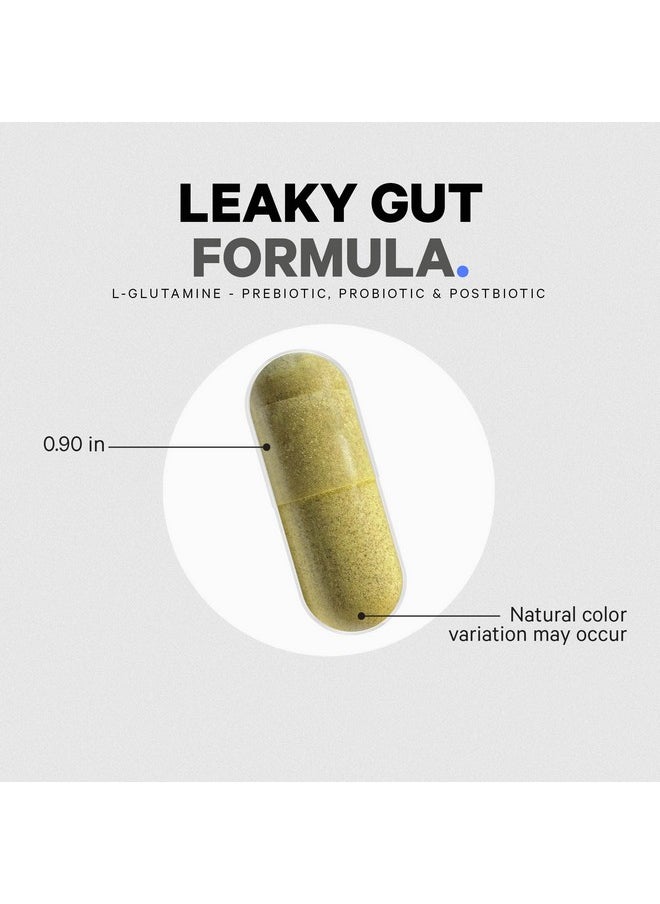 Codeage Leaky Gut Lglutamine For Gut Health Support Nacetylglucosamine Supplement Probiotic Butyric Acid Polyphenols Quercetin Dgl Berberine Bioperine Cinnamon Vegan Nongmo 60 Capsules  - Image 5