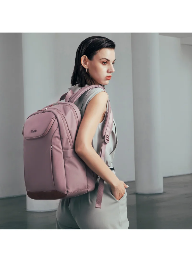 Chantria Pale Mauve Premium Durable Lightweight Laptop Backpack for Women Water Resistant Multifunctional Daypack for Casual Office School Travel, CB00638-Pale Mauve for Women | Best Price UAE