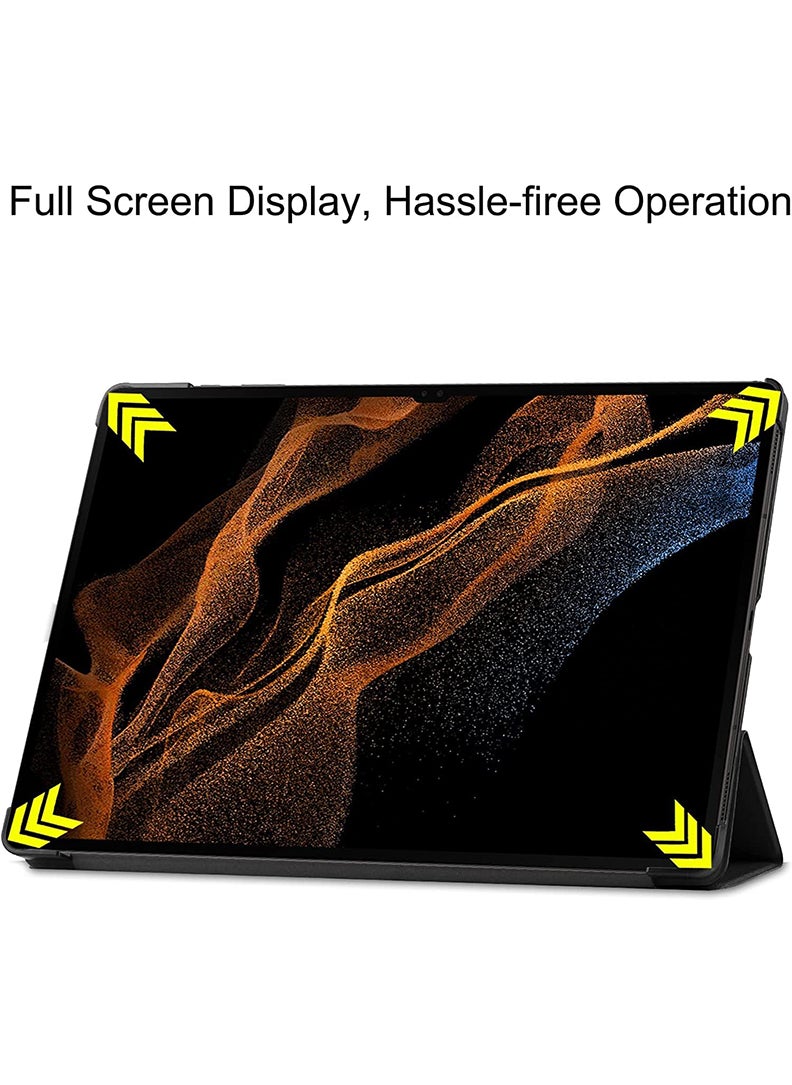 Theodor - Protective Flip Case For Samsung Galaxy Tab S7 - S8 With Trifold Stand Auto Wake Sleep Shockproof Cover Anti social social club copy - Image 1