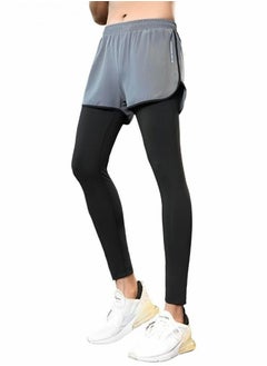 Leggings Slimming Booty Pants for Men,Workout Scrunch Squat Proof Tights,Fit Compression Baselayer Pants Running Tights Leggings with Phone Pocket
