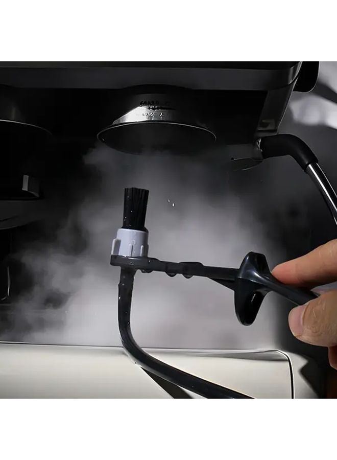 فرشاة تنظيف البخار للقهوة الموديل أ قابلة للتعديل لرأس تخمير آلة الإسبريسو مقبض طويل أداة الباريستا - Image 4