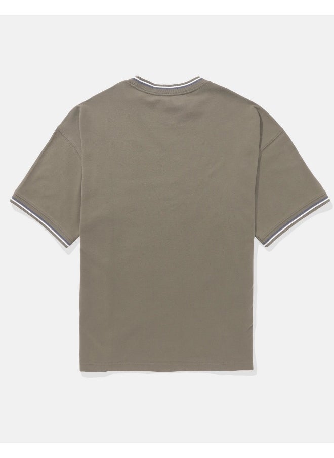 American Eagle - AE Flex Pique Oversized T-Shirt - Image 1