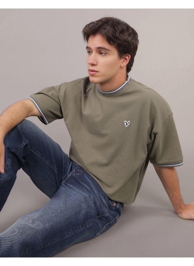 American Eagle - AE Flex Pique Oversized T-Shirt - Image 1
